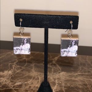 Lana Del Rey Ultraviolence Scrabble Earrings